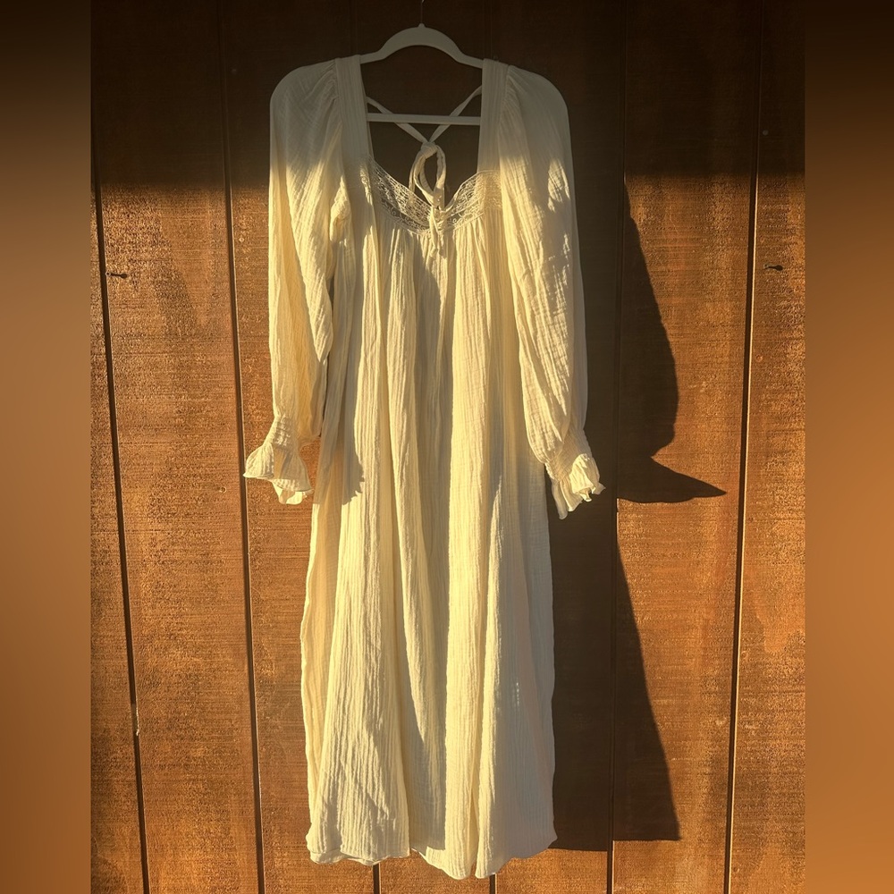 Nothing Fits But gauze/muslin dress
